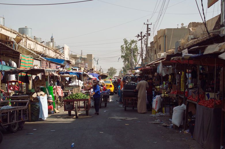 Bustle of the bazaar.